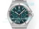 Swiss IWC Schaffhausen Ingenieur Perpetual Calendar Green Face Steel Watch (4)_th.jpg